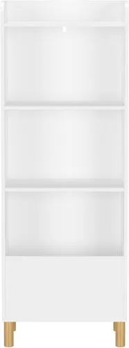 Vista 4 de CuisinSmart Estantería para niños, estantería infantil de 4 niveles, estantería para niños, armario de almacenamiento de juguetes, estantería