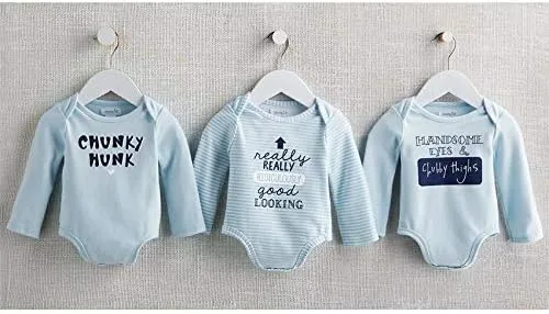 Vista 3 de Mud Pie Baby Boys Chunky Hunk - Rastreador de manga larga (0-6 meses), color azul