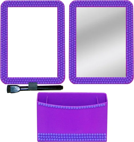 Vista 4 de Color Rush Rhinestone Juego de accesorios magnéticos de 3 piezas, rosa intenso (345-8)