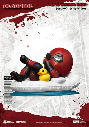 Vista 6 de Beast Kingdom Deadpool Series MEA-027 - Figura de ataque de huevo de 6 piezas, multicolor
