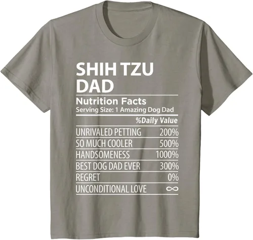 Vista 34 de Shih Tzu Dad - Camiseta divertida para dueño de perro Shih Tzu, Negro