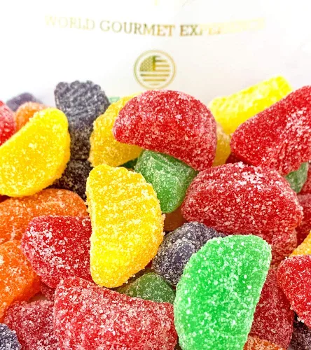 Vista 4 de SweetGourmet - Rodajas de frutas surtidas Caramelos de gelatina a granel 1 libra