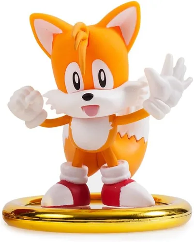 Vista 3 de Kidrobot Sonic The Hedgehog Sonic & Tails - Figura de vinilo de 3 pulgadas, paquete de 2