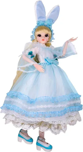Vista 2 de Muñeca BJD de 1/3 de 23.6 in - 24 pulgadas, muñeca articulada con bola SD, cuerpo de muñeca personalizado con conjunto de ropa