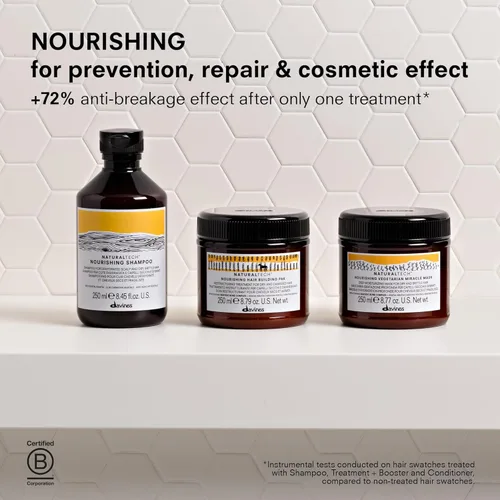 Vista 6 de Davines Naturaltech - Máscara milagrosa vegetariana nutritiva, hidratante profunda para cabello seco y quebradizo, 8.77 onzas líquidas