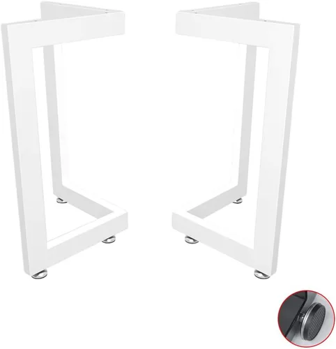Vista 9 de Patas ajustables para muebles de hierro forjado, patas de mesa en forma de V, para escritorio, mesa de reunión, mesa de comedor, mesa de mesa/pie