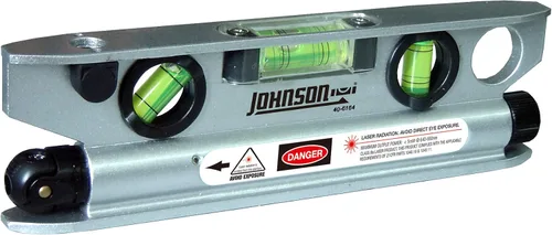 Vista 3 de Johnson Level & Tool 40-6164 - Nivel láser de torpedo magnético, rojo, 1 nivel láser