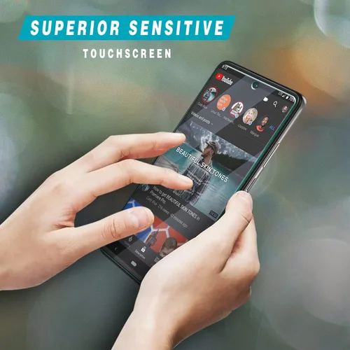 Vista 5 de Paquete de 2 protectores de pantalla para Motorola Moto One 5G Ace vidrio templado Antiarañazos, sin burbujas, fácil de instalar, transparente
