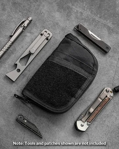 Vista 10 de VIPERADE VE10 EDC Pouch Small Multitool Pocket Pouch with DIY Patche Area