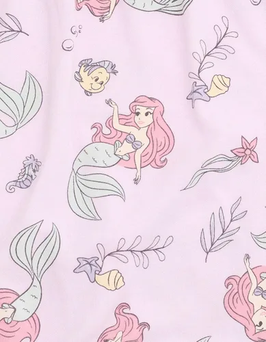 Vista 5 de Disney Paquete de 2 mamelucos de princesa Minnie Mouse Ariel para bebés recién nacidos a bebés