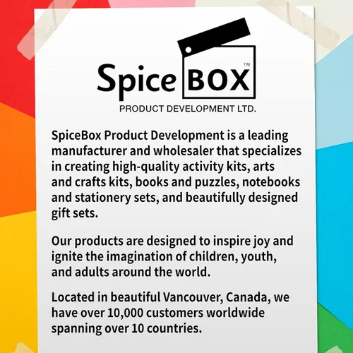 Vista 6 de SpiceBox Kits de actividades infantiles para colorear creativos para niños