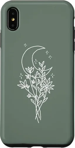 Vista 11 de Funda botánica de flores silvestres para iPhone 16 verde salvia