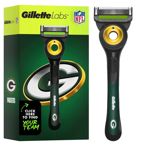 Vista 27 de Gillette Labs Special NFL 49ers Edition Shaving Razor for Men - 1 Handle, 1 Razor Blade Refill, Perfect for Game Day Grooming, GilletteLabs with
