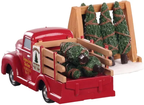 Vista 2 de Lemax - Entrega de árboles 93423 Transporte de árboles de Navidad - Aldea de Navidad Winter Village
