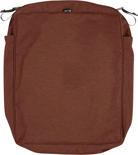 Vista 13 de Classic Accessories Montlake - Funda deslizante para cojín de asiento rectangular resistente al agua de 21 x 19 x 5 pulgadas para exteriores, funda