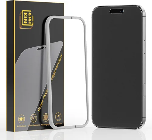 Vista 8 de GIGIKISS Paquete de 2 protectores de pantalla mate para iPhone 12 Pro Max de 6.7 pulgadas, protector de pantalla anti huellas dactilares