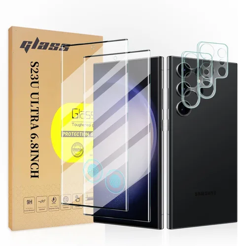 Vista 14 de Paquete de 3 protectores de pantalla de vidrio templado aplicables para Samsung Galaxy Note 10plus de 6.8 pulgadas, compatible con identificación