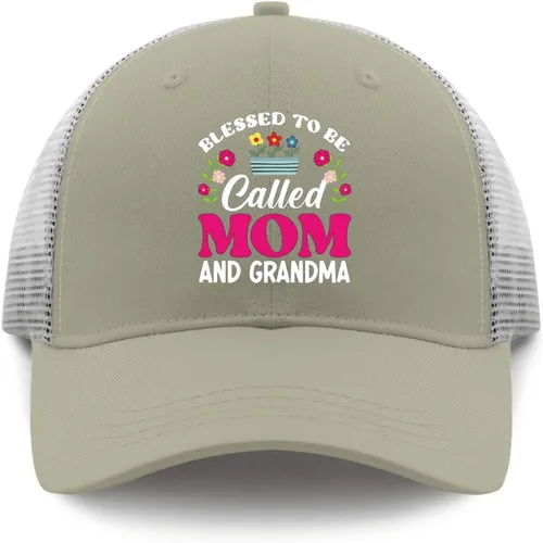 Vista 9 de devor Baseball Caps Blessed to be Called mom and Grandma Dad Hat for Women Graphic Denim Caps Adjustable