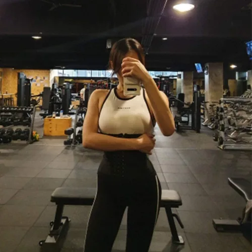 Vista 8 de LUXURY-VITA Entrenador de cintura corto de torso para mujer con grasa del vientre inferior, faja de entrenamiento colombianas