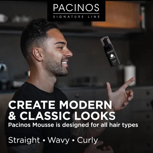 Vista 5 de Pacinos Signature Line - Mousse para realzar rizos - Mousse para el cabello y espuma para peinar