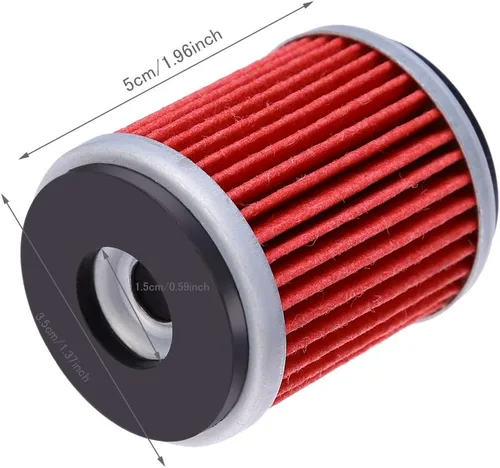 Vista 3 de 5 piezas 1S4-E3440-00 HF140 Filtros de aceite, Reemplazo para Yamaha YFZ450R 2009-2024 YZ450F WR250F WR450F 2009-2025, Reemplaza 38B-E3440-00
