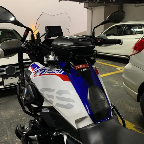 Vista 2 de Bolsa de depósito de combustible para BMW R1200GS LC F850GS R1200R R1200RS R1200 R1250 RT R1250R R1250RS S1000XR F900XR motocicleta equipaje Tanklock