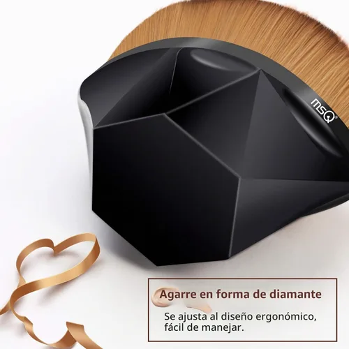Vista 7 de Brocha para base de maquillaje, brochas de maquillaje Kabuki, brochas de maquillaje líquidas en polvo, brochas de maquillaje para mezclar líquidos