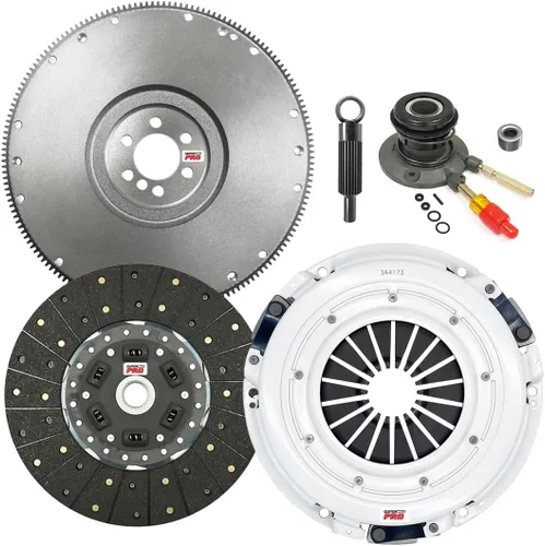 Vista 6 de PRO Performance Stage 2 Kit de embrague con cilindro esclavo compatible con Chevrolet Camaro Z28 SS Pontiac Firebird Firehawk Formula Trans Am LS1