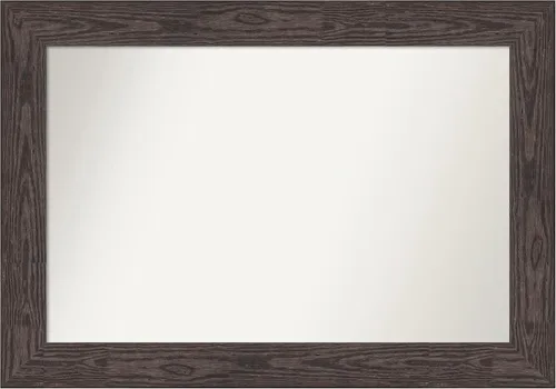 Vista 28 de Amanti Art Espejo personalizado, espejo de baño negro puente, espejo de pared o espejo de tocador de baño sobre el fregadero (26 x 26 pulgadas)