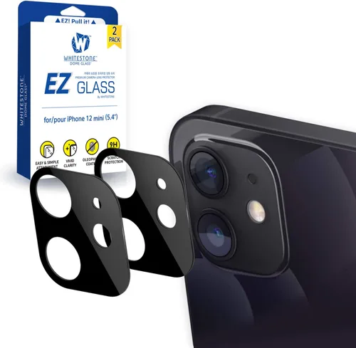 Vista 6 de DOME GLASS EZ - Protector de cámara para iPhone 12 Pro (6.1 pulgadas) de Whitestone [instalación con un toque] protector de lente de cámara