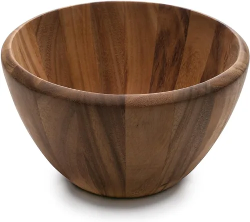 Vista 6 de Ironwood Gourmet Ensaladera de madera extra grande, madera de acacia, 12 x 12 x 7.25