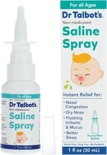 Vista 12 de Aspirador nasal Dr. Talbot's para bebés - silicona - con estuche de almacenamiento - Elefante azul