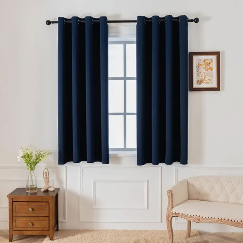 Vista 70 de Pickluc - Paneles de cortinas opacas con ojales, cortinas para bloquear la luz para el dormitorio, aisladas térmicamente, reducción de ruido