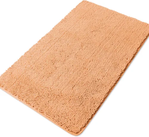 Vista 132 de Yeaban Alfombra de pasillo de baño de 24 x 72 pulgadas, antideslizante, alfombra de baño larga de felpilla gruesa, absorbente y lavable, alfombra