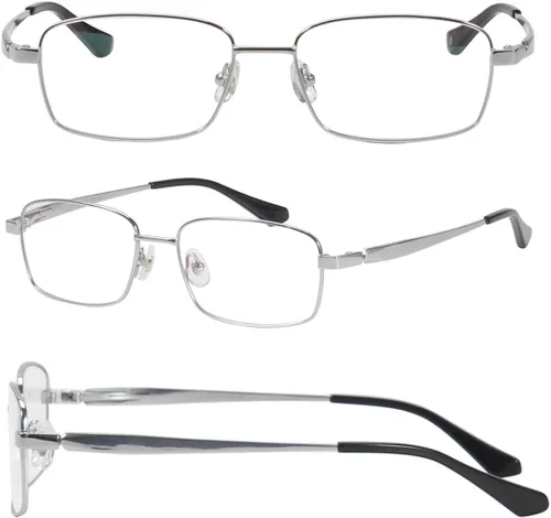 Vista 44 de Agstum Gafas ópticas de montura duradera de titanio con montura completa