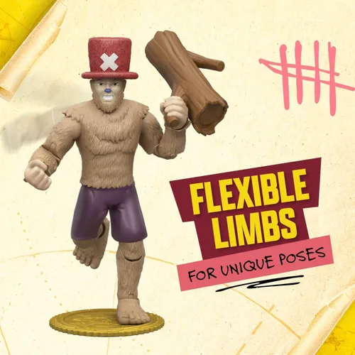 Vista 7 de One Piece Figura de acción Heavy Point Chopper, 2 accesorios