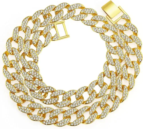 Vista 3 de Miami Cuban Link Chain Necklace 15mm