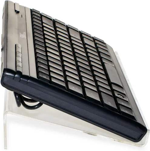Vista 3 de Source One - Soporte para teclado inclinado, de alta calidad, para acrílico transparente ergonómico (compacto)