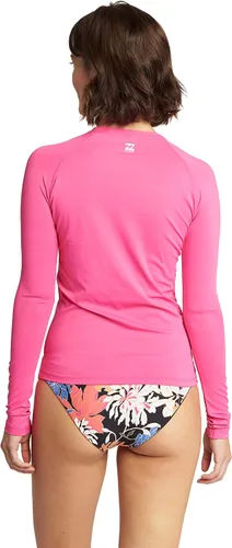 Vista 4 de Billabong Camiseta clásica de manga larga para mujer, Carbón vegetal
