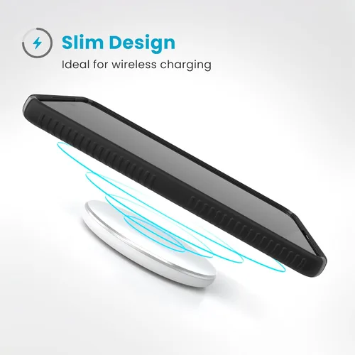 Vista 3 de Speck Funda para Samsung Galaxy S25 Plus, protección contra caídas de 13 pies, agarre antideslizante, funda para Samsung S25 Plus, bisel elevado