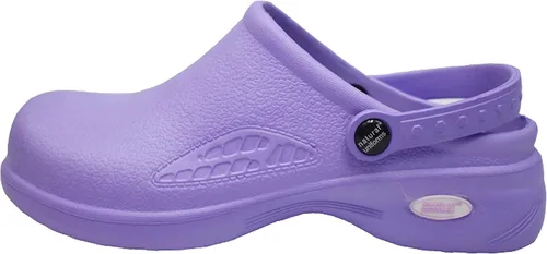 Vista 4 de Natural Uniforms Ultralite - Zuecos para mujer, con correa, para el trabajo médico de enfermería, Multi, 5