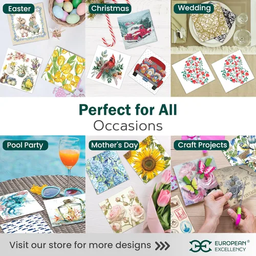 Vista 6 de Chicken Collection - 40 servilletas desechables decorativas, diseños de razas de gallos y pollos