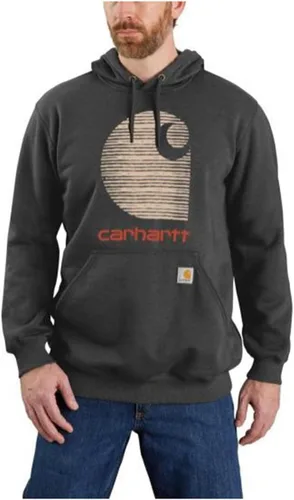 Vista 5 de Carhartt Sudadera con estampado Rain Defender de peso medio con logotipo C para hombre