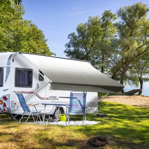 Vista 5 de Suncode tela de repuesto para toldo de autocaravana, vinilo resistente al agua, universal, para cámperes, remolques y toldos de autocaravana