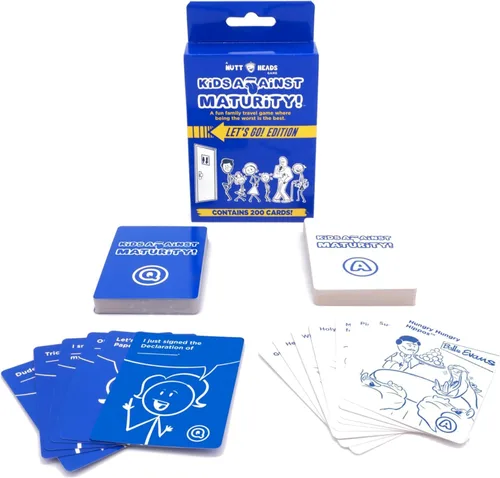 Vista 3 de Kids Against Maturity: Divertido juego de cartas familiar para niños a partir de 10 años y padres, adolescentes y adultos Divertido juego