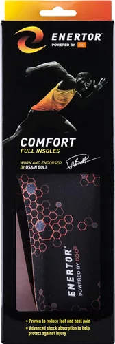 Vista 2 de Enertor Plantilla cómoda de longitud completa, talla 4/6, Negro