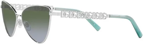Vista 3 de Dolce & Gabbana Gafas de sol DG 2290 050N Plata Gradient VerdeAzul, plateado
