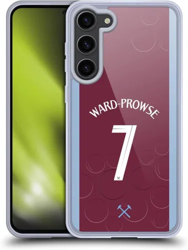 Vista 103 de Head Case Designs Officially Licensed West Ham United FC James Ward-Prowse 2023/24 Players Home Kit Gel Case [Military Grade Protection] Compatible