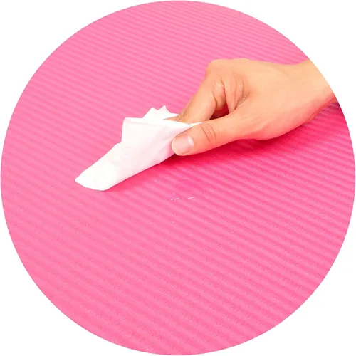 Vista 5 de Fitvids Esterilla de yoga extra gruesa de alta densidad antidesgarros de 1/2 pulgada con correa de transporte