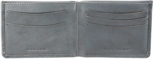 Vista 3 de Damen + Hastings Cartera RFID delgada plegable para hombre, Cartera plegable delgada Rfid